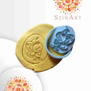 Backstempel mit Bienenmotiv und Ausstecher