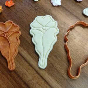 Herz-Blumenstrauß Linzer-Ausstecher