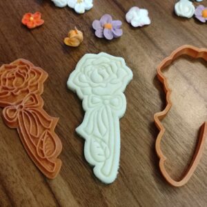 Rose mit Schleife Linzer-Ausstecher