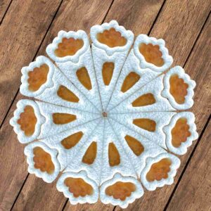 Blumenfächer-Linzer-Set