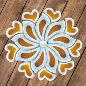 Herzblumen-Linzer-Set