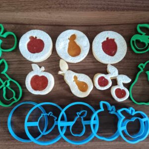 Fruchtiges Linzer-Set (6 Stück)