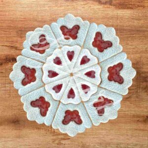 Schmetterlings-Linzer-Set