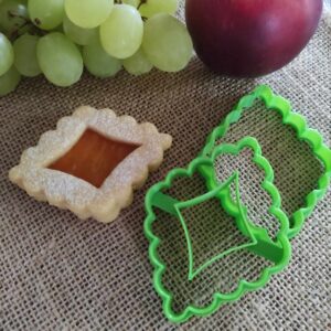 Rauten-Ausstechformen-Set für Linzer Plätzchen