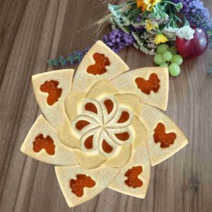 Schmetterlings-Blumen-Ausstechformen-Set für Linzer Plätzchen