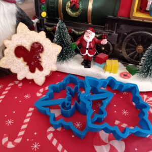 Stern-Linzer-Ausstecher-Set mit Zuckerstangen
