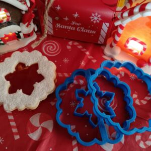 Linzer-Ausstecher-Set mit Schneeflocke