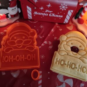 HO-HO-HO, hier kommt der Weihnachtsmann - Ausstecher und Prägestempel