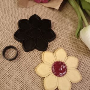 Frühlingsblütenplätzchen Linzer Ausstecherset und Musterstempel