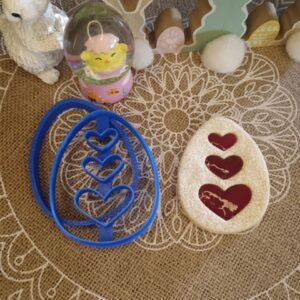 Herzchen-Ei Linzer Ausstecherset