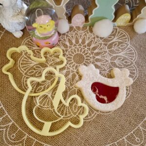 Fröhliche Kükenmama Linzer Ausstecherset