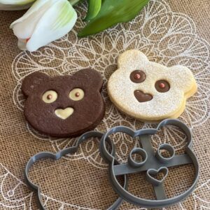 Linzer-Ausstecher-Set „Zuckerbär”
