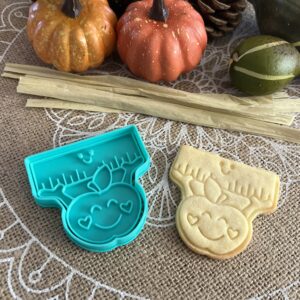 Apfel mit Lineal – Linzer Ausstecherset mit Präger